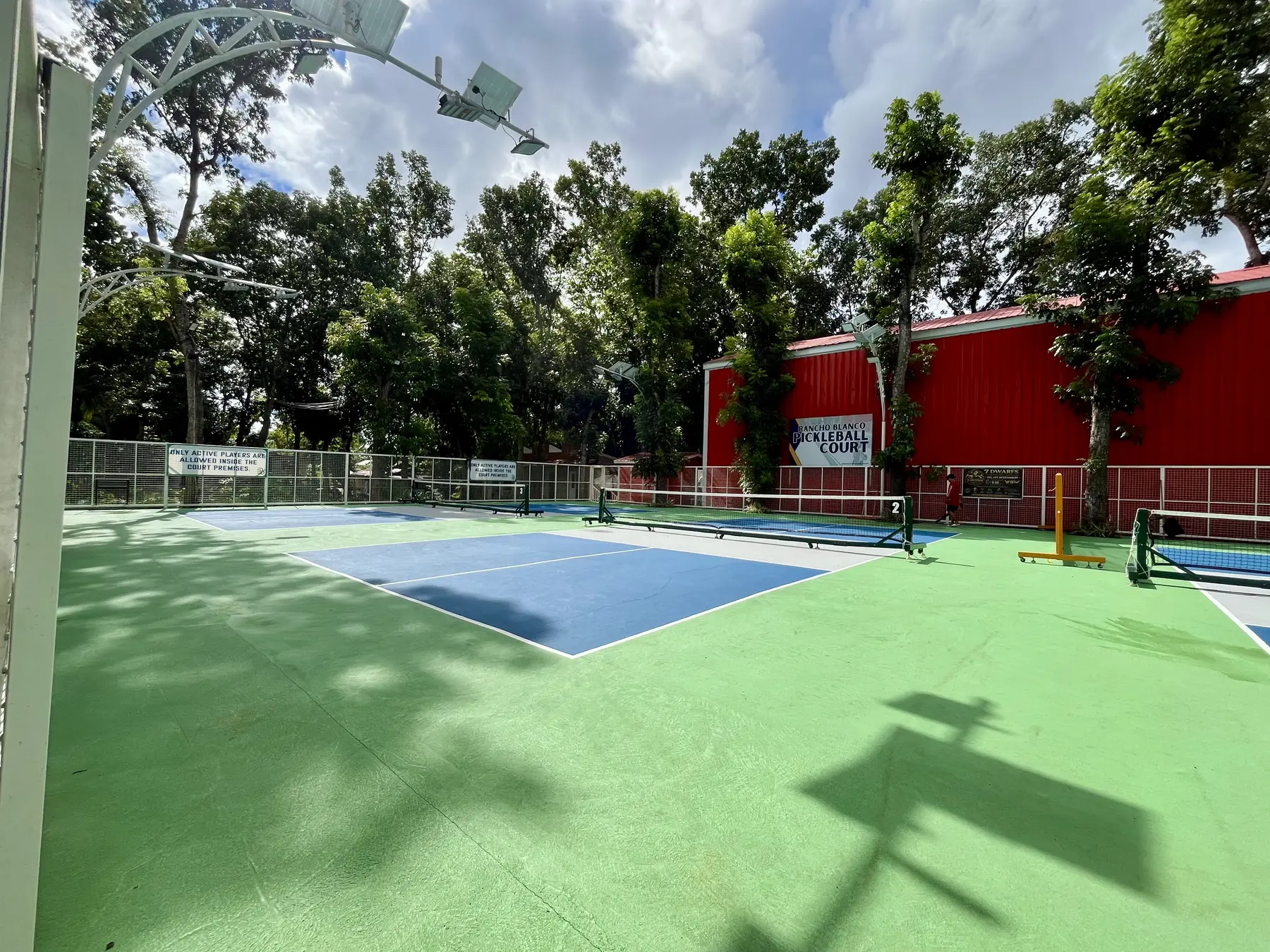 Pickleball court at Rancho Blanco
