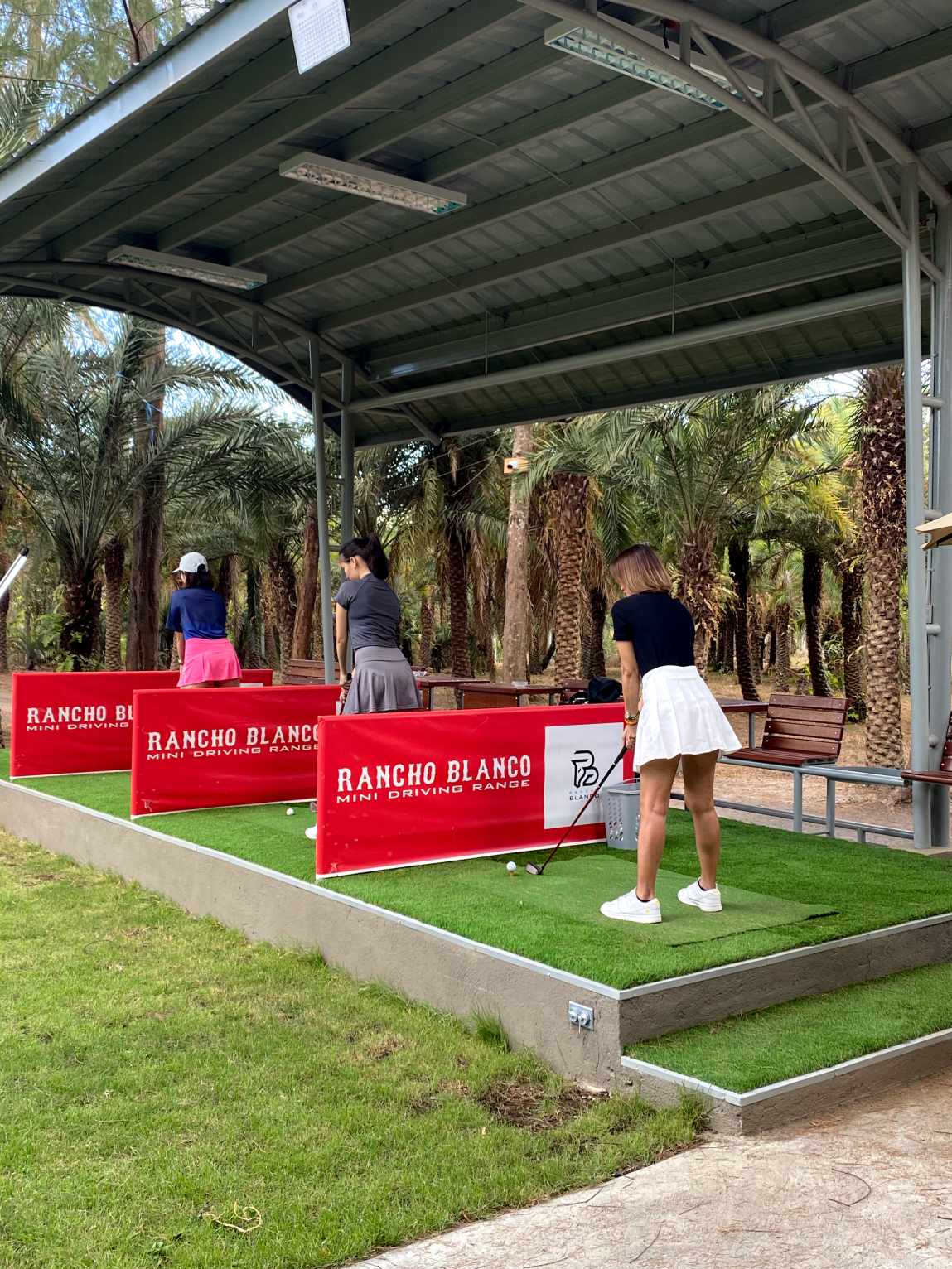 Mini Driving Range at Rancho Blanco