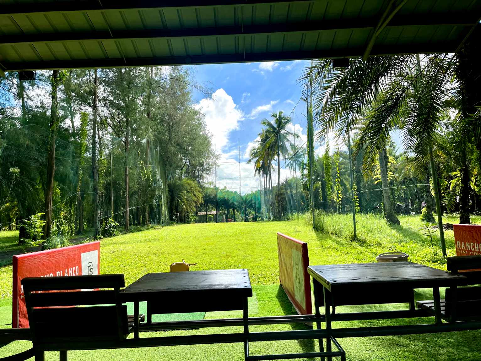 Mini Driving Range at Rancho Blanco
